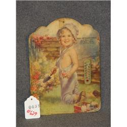 PLEASANT VALLEY GARAGE ADVERTISING THERMOMETER