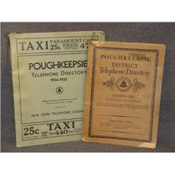 1929 AND 1934 POUGHKEEPSIE TELEPHONE BOOK