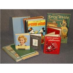 LOT OF CHILDREN'S BOOKS INCL 1935 MICKEY MOUSE "BI