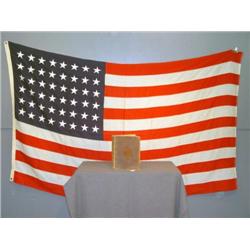 1870 BIBLE AND 48 STAR FLAG