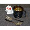 Image 1 : STERLING BABY'S MUG, FORK AND SPOON