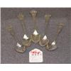 Image 1 : WOOD AND HUGHS STERLING TEA SPOONS-5 X THE MONEY