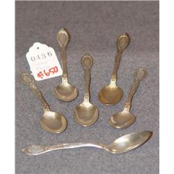 GORHAM STERLING TEASPOONS- 6 X THE MONEY