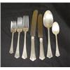 Image 1 : WALLACE STERLING WASHINGTON PATTERN FLATWARE- 53 X
