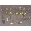 Image 1 : TRAY LOT APPROX 20 PCS STERLING AND COIN SPOONS