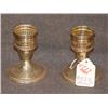 Image 1 : PAIR OF STERLING 4" CANDLEHOLDERS