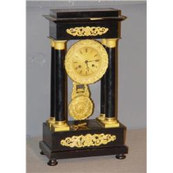 FRENCH STYLE FOUR COLUMN ORMOLU MOUNTED MANTLE