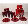 Image 1 : LOT 40 PCS RED GLASS