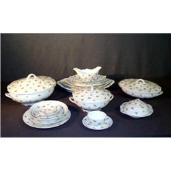 94 PC SET ROYAL AUSTRIA ROSE DECORATED CHINA