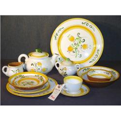 50 PC SET STANGL POTTERY DINNERWARE