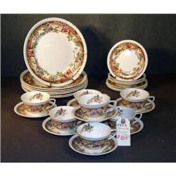 PARTIAL SET JOHNSON BROS "DEVONSHIRE" CHINA