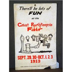 1913 POUGHKEEPSIE FAIR POSTER
