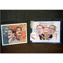 LOT OF 2 RUSSIAN 2000 STAMPS CAMPAIGN AND