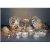 Image 1 : LOT GLASS INCL PATTERN COMPOTE, HAT, BUTTER DISH,