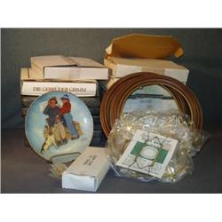 BOX LOT COLLECTOR PLATES INCL LIMOGES