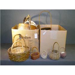 LOT 2 BOXES OF BASKETS