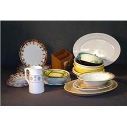 BOX LOT CHINA AND MIXING BOWLS, ETC.