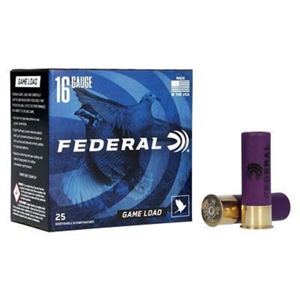 FED GAME LOAD 16GA 2 3/4 #7.5 - 250 Rounds