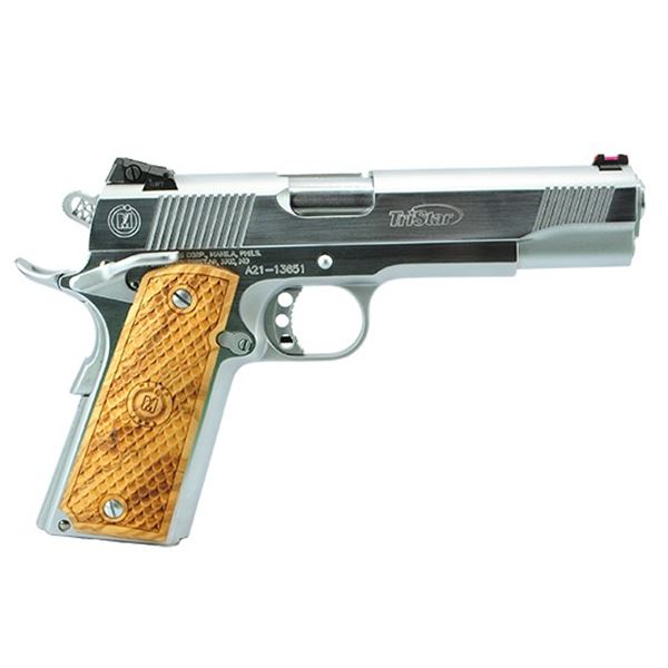 TSA AMERICAN 1911 TROPHY CHROME 45ACP 8RD