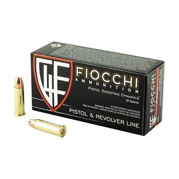 FIOCCHI 38SPL 158GR FMJ - 500 Rounds