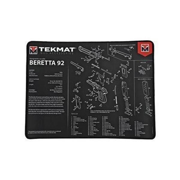 TEKMAT ULTRA PSTL MAT BERETTA 92 BLK