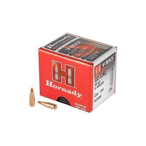 HRNDY V-MAX 22 CAL .224 53GR 100CT