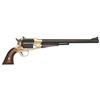 Image 1 : TRADITIONS BP REVOLVER BISON .44 CAL 12" BRASS/WALNUT