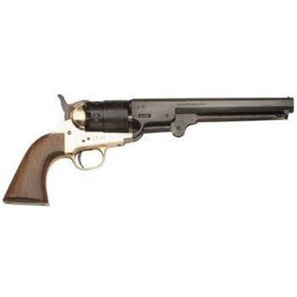 TRADITIONS BP REVOLVER 1851 NAVY .36 CAL 7.375" BRASS/WAL