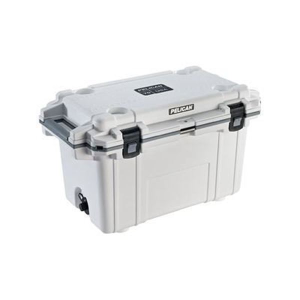 PELICAN IM 70QT ELITE COOLER WHT/GRY