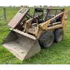 Image 1 : CASE 1835 GAS SKID STEER W/ CAB (UNATTACHED)