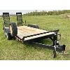 Image 2 : OPEN TRAILER W/ RAMPS - 2020 CANADA TRAILERS - 14 FOOT W/ 2 FOOT BEAVER TAIL