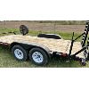 Image 3 : OPEN TRAILER W/ RAMPS - 2020 CANADA TRAILERS - 14 FOOT W/ 2 FOOT BEAVER TAIL