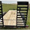 Image 5 : OPEN TRAILER W/ RAMPS - 2020 CANADA TRAILERS - 14 FOOT W/ 2 FOOT BEAVER TAIL