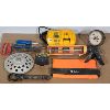 Image 1 : JOB LOT - DEWALT CHARGER, MEASURING TAPE, CAULKING GUN & ETC 