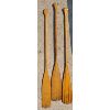 Image 1 : LOT OF 3 - WOODEN CANOE PADDLES