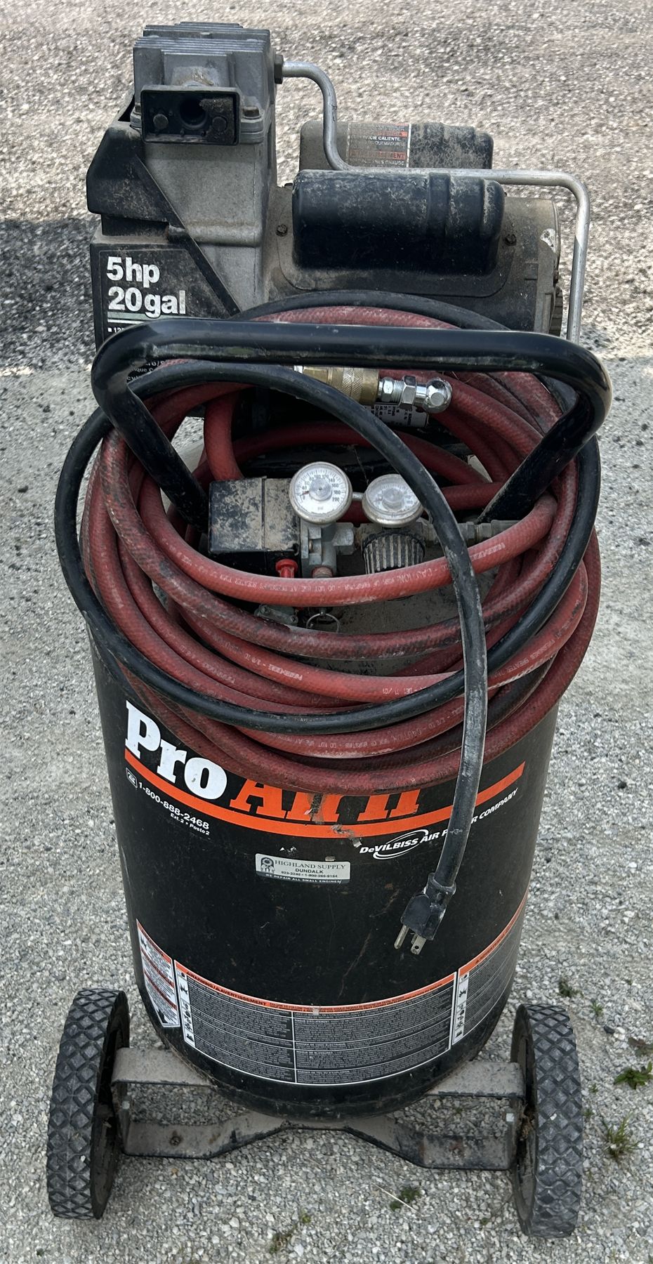 Pro Core Compressor PROAIR II COMPRESSOR - 20 GAL - 5 HP