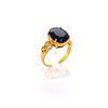 Image 2 : 7.35ct Blue Sapphire 18K YG 6.74gm Ring