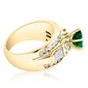 Image 2 : 1.5ct Emerald 14K Yellow Gold Ring