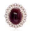 Image 1 : 9.58ct CAT EYE 14K ROSE Gold 9.5gm Ring
