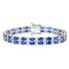 Image 1 : 12.57ct Ceylon Sapphire & Diamond Bracelet