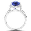 Image 2 : 4.83ct Tanzanite 14K White Gold Ring