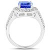 Image 2 : 3.44ct Tanzanite 14K White Gold Ring