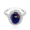 Image 1 : 1.98ct Natural OPAL 14K White Gold 4gm Ring