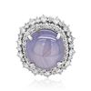 Image 1 : 16.54ct Natural SAPPHIRE 14K White Gold 7.6gm Ring