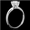 Image 2 : 14k White Gold 1.05ct Diamond Ring