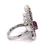 Image 4 : 1.86ct Natural Pink Tourmaline 14K White Gold Ring