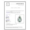 Image 3 : 10.52ct Pear Green Amethyst & Diamond Ring