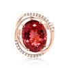 Image 1 : 7.89ct Natural TOURMALINE 14K Rose Gold 4.77gm Ring