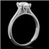 Image 2 : 14k White Gold 1.05ct Diamond Ring
