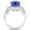Image 2 : 5.41ct Tanzanite 14K White Gold Ring